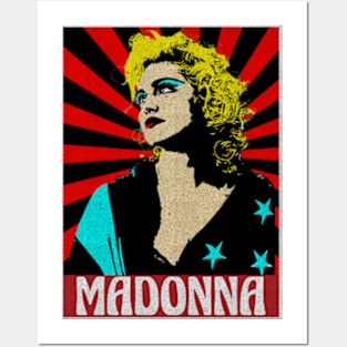 Madonna 80s Pop Art Style Posters and Art